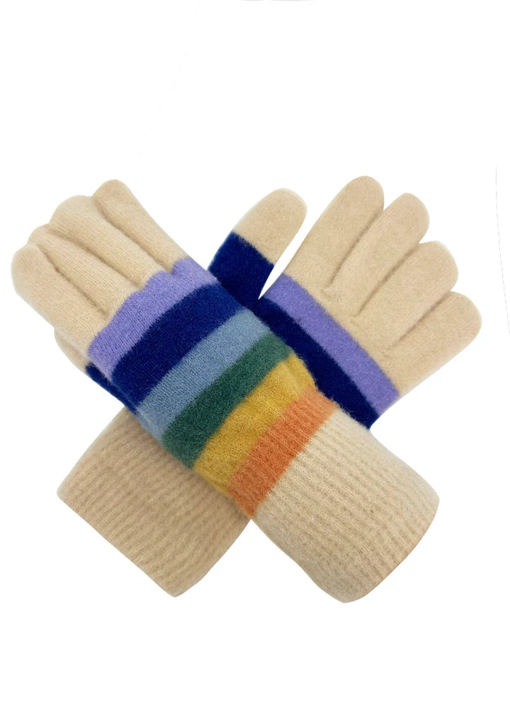 Sasha Striped Gloves