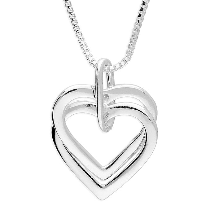 Double Heart Necklace