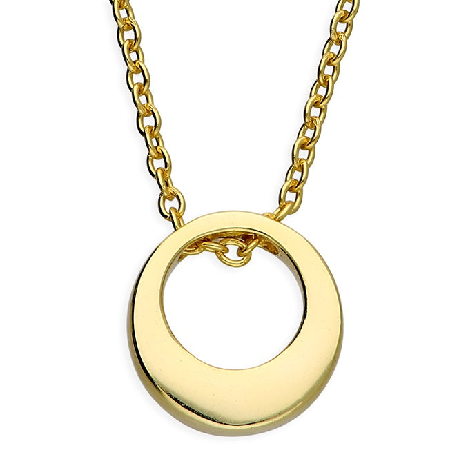 Echo Necklace - Sterling Silver with Gold Plate