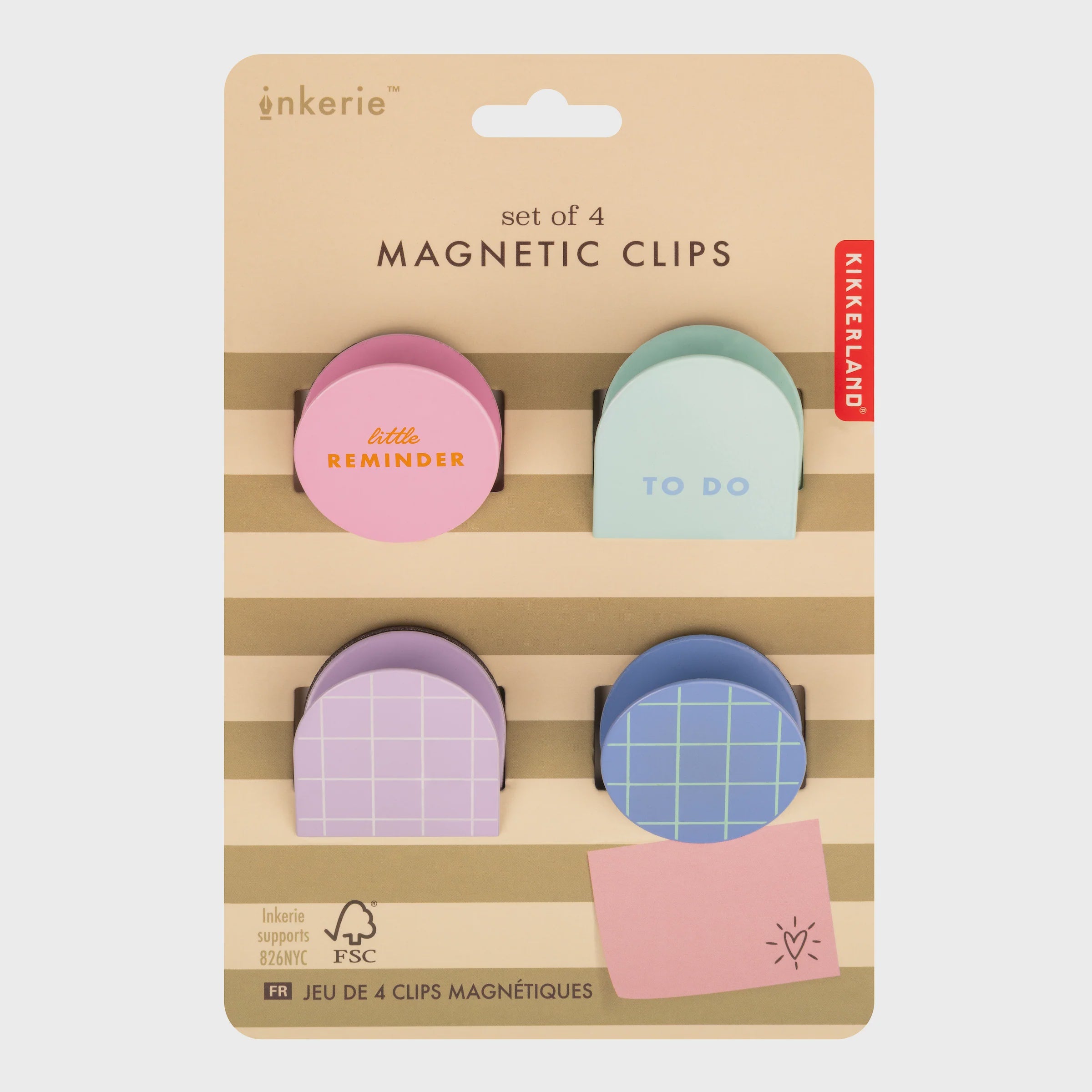 Inkerie Magnetic Clips - Set Of 4