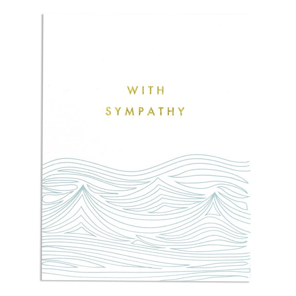 Sympathy Waves Card