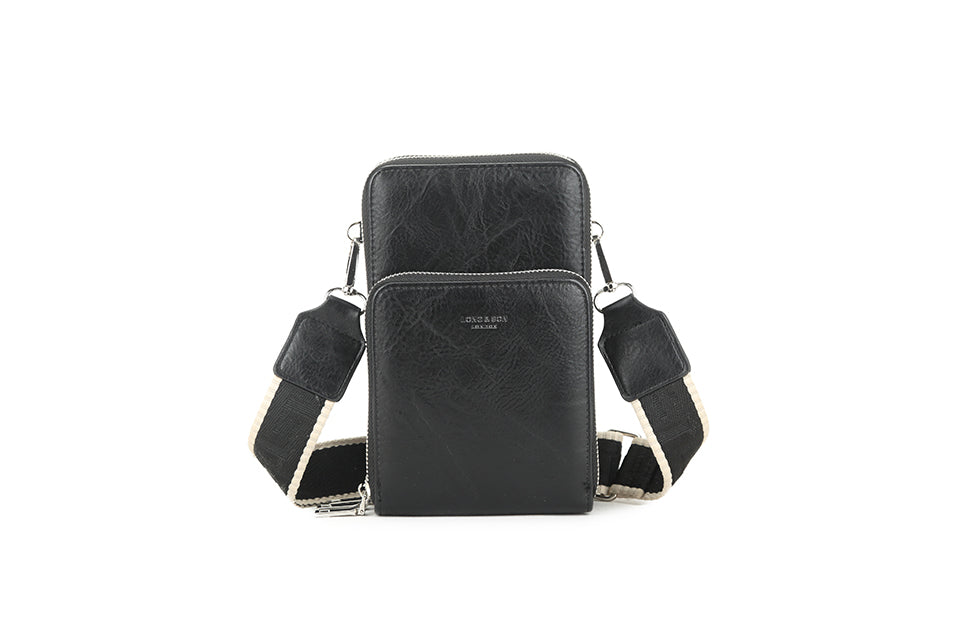 Harper Vegan Leather Crossbody Bag