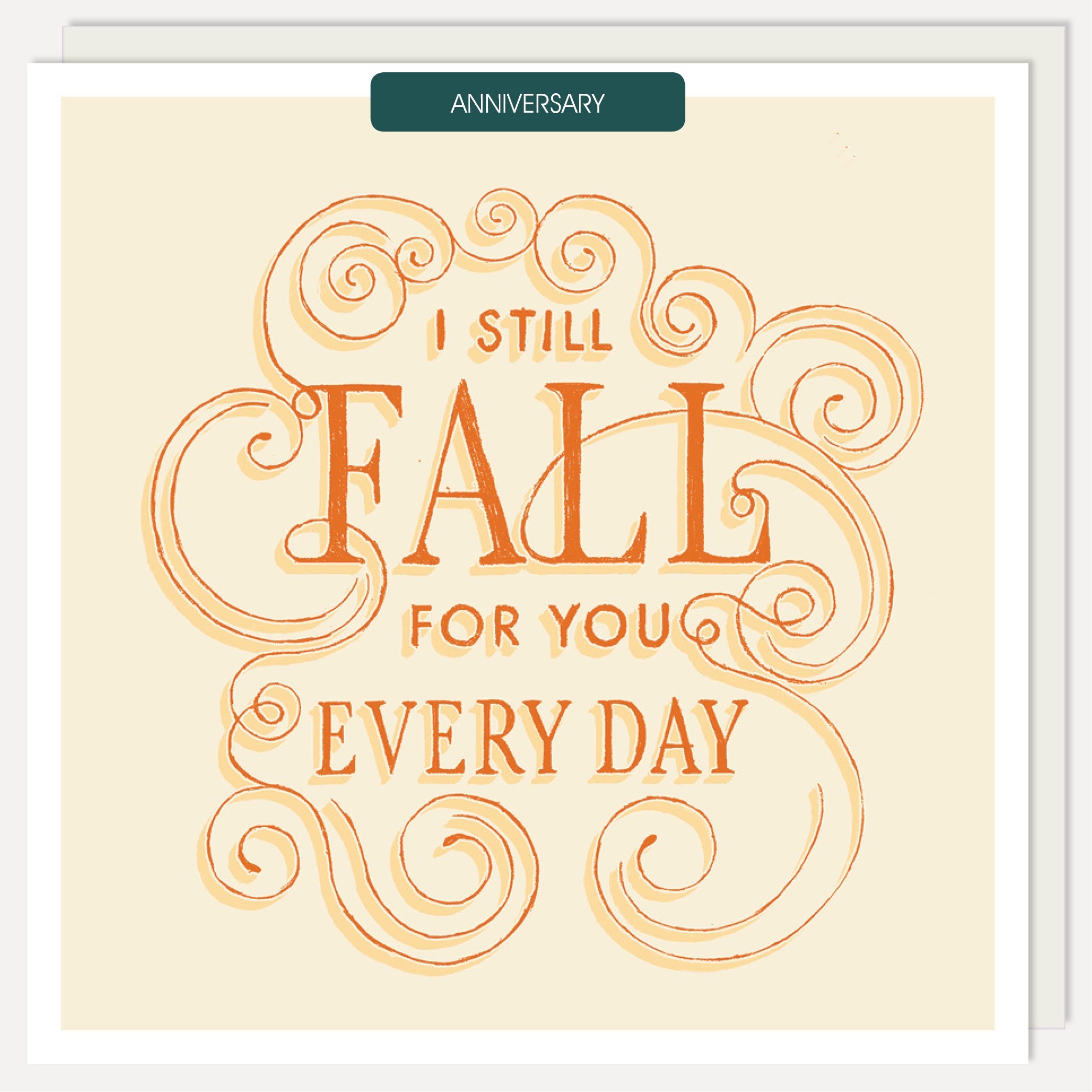 I Fall For You Card