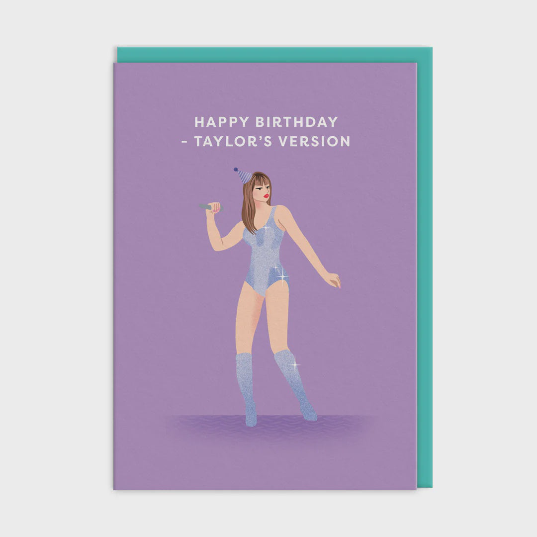 Taylor Swift Happy Birthday Card