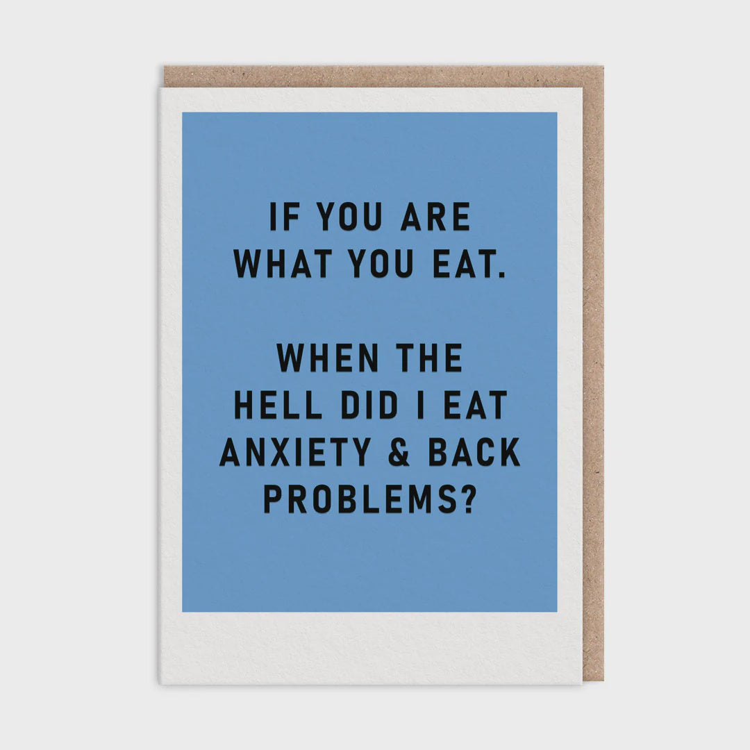 You Are What You Eat Card