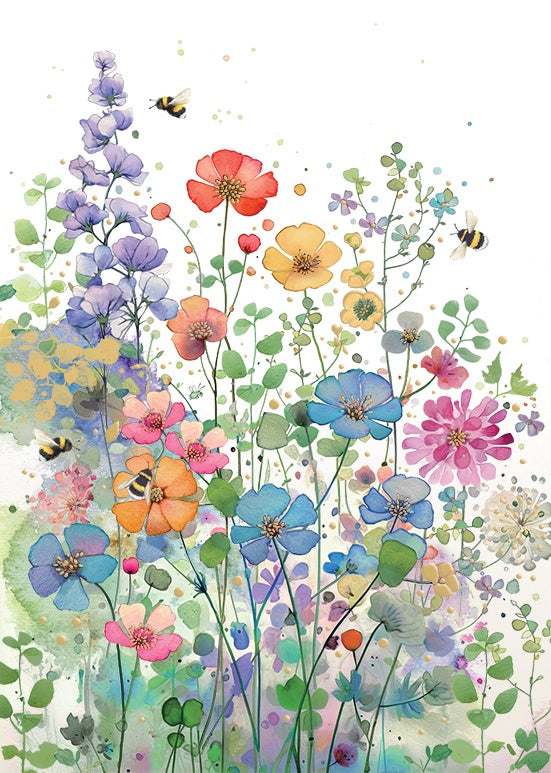 Floral Meadow Card