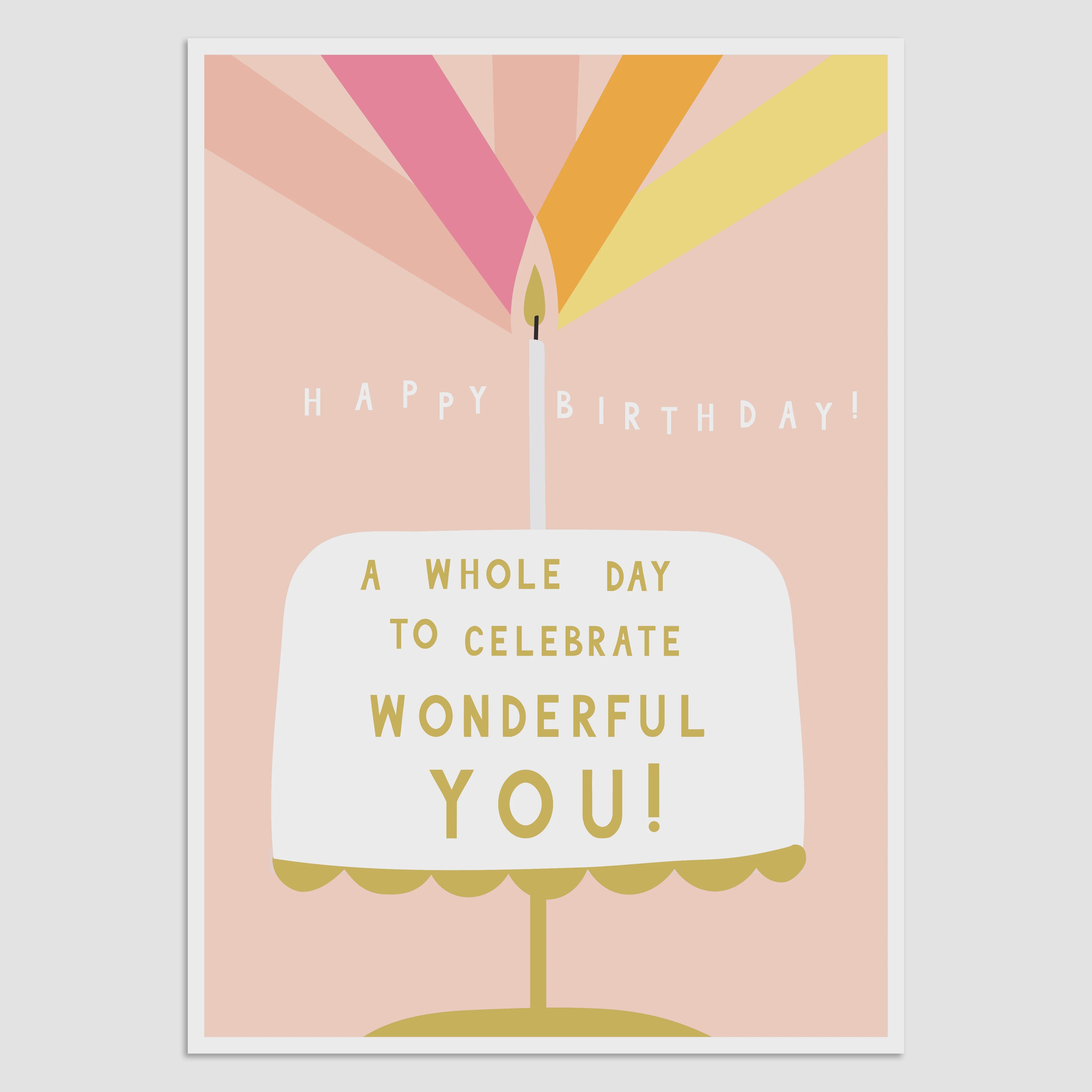Celebrate You Cake Card
