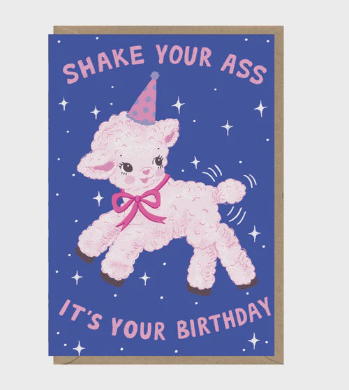 Shake Your Ass Birthday Card