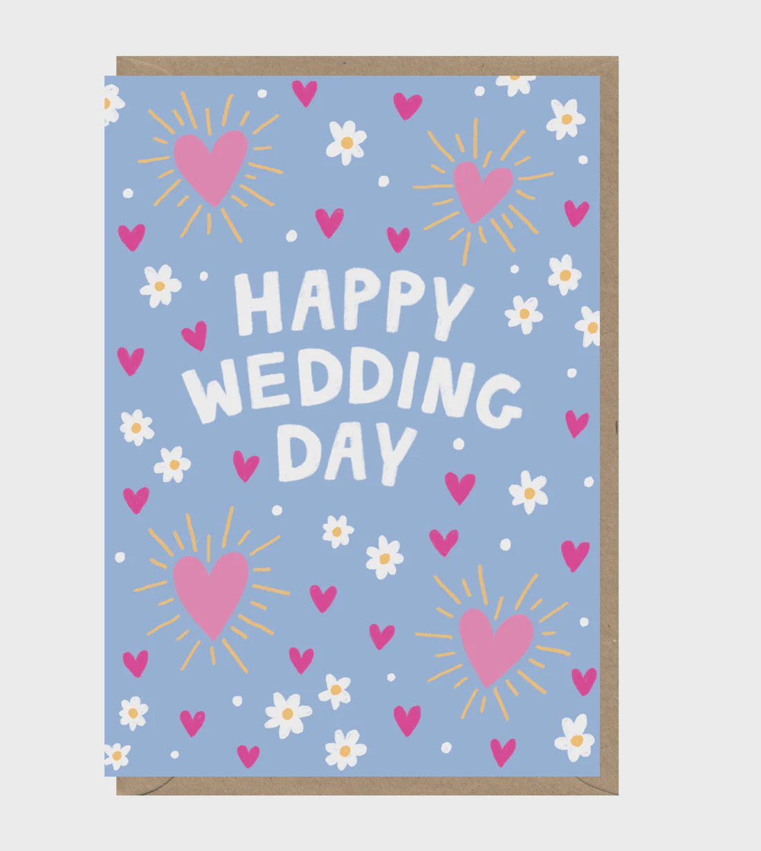 Happy Wedding Day Heart Card