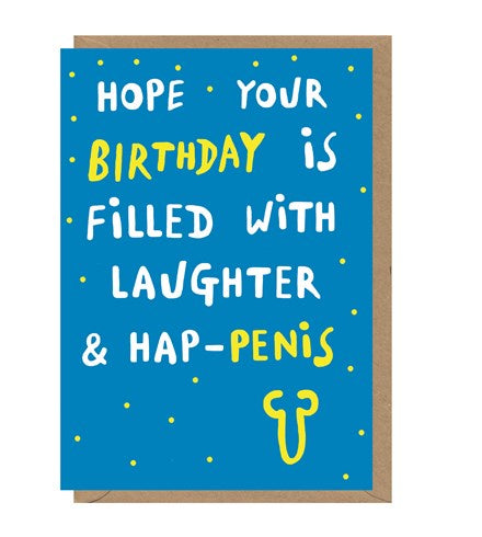 Ha-Penis Birthday Card