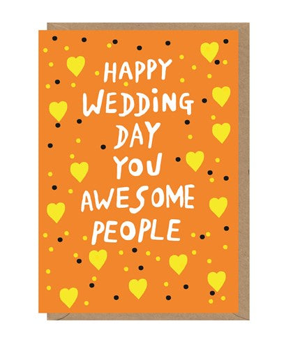 Wedding Awesome People Card