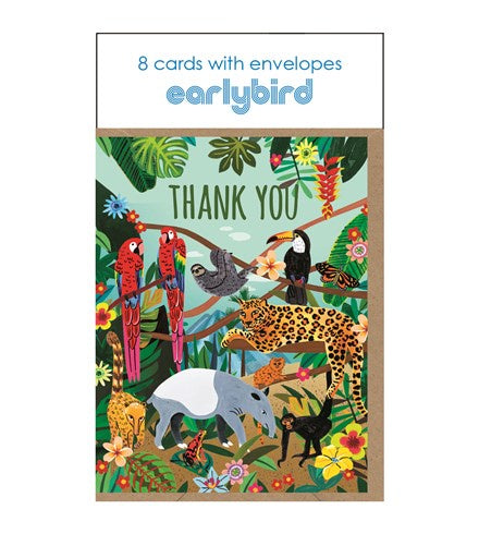 Jungle Thank You Note Pack