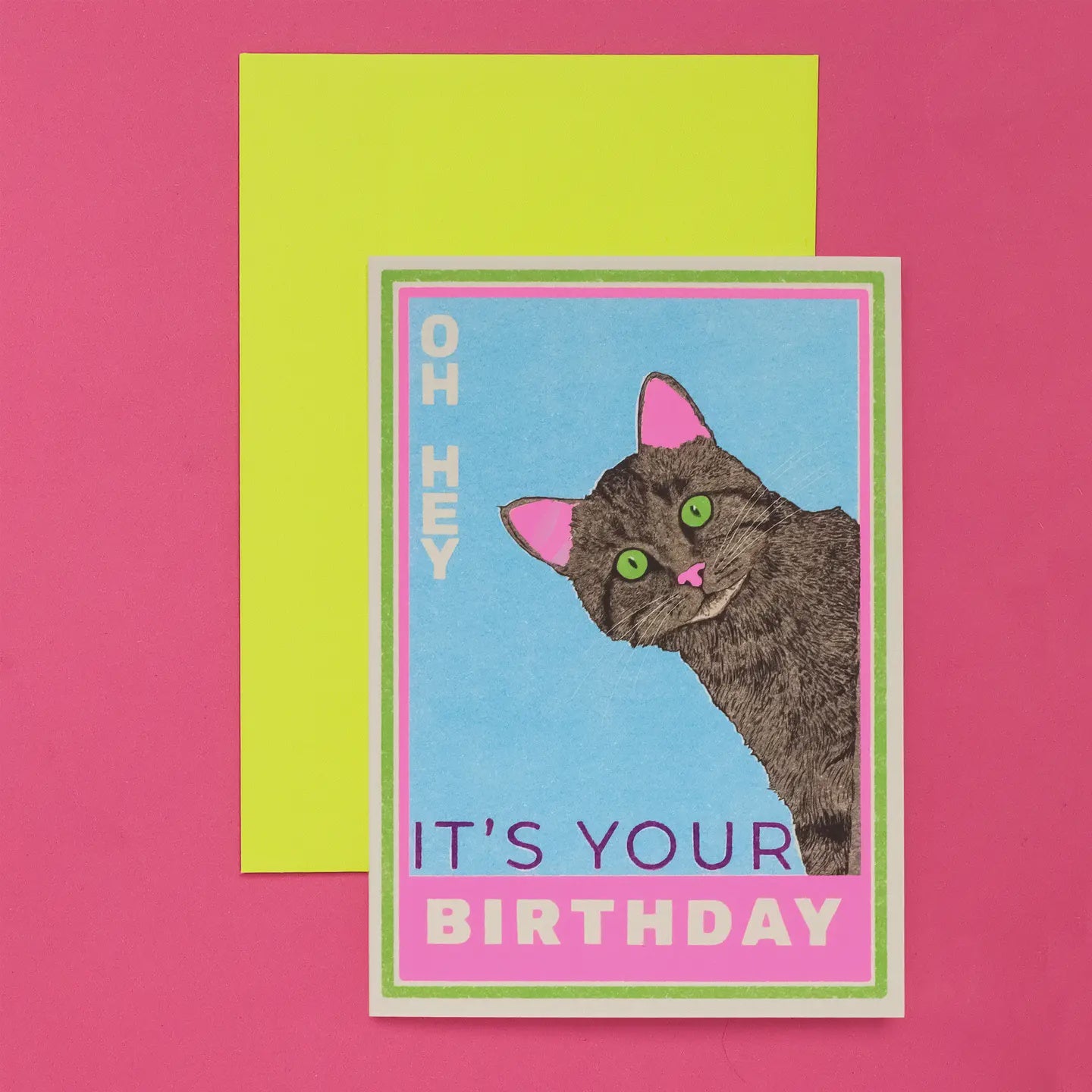 Matchbox Cat Card