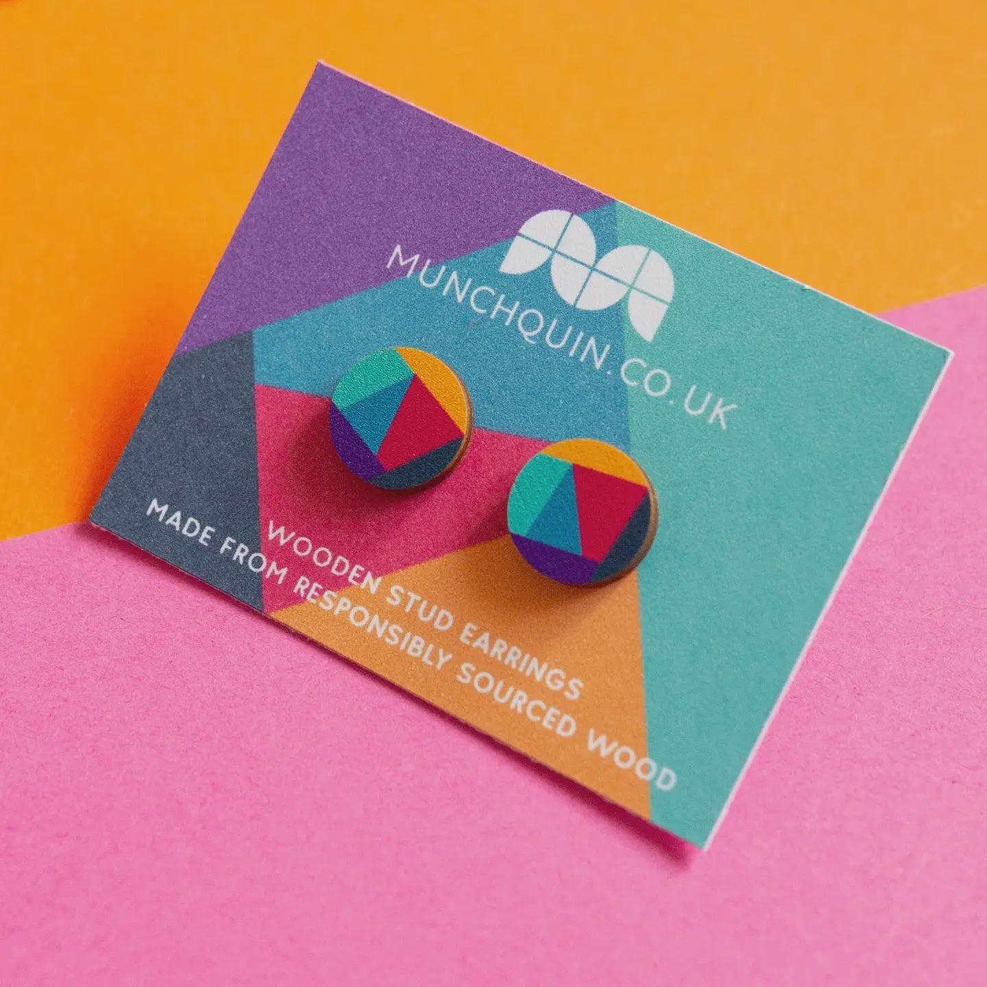 Prism Deco Stud Earrings