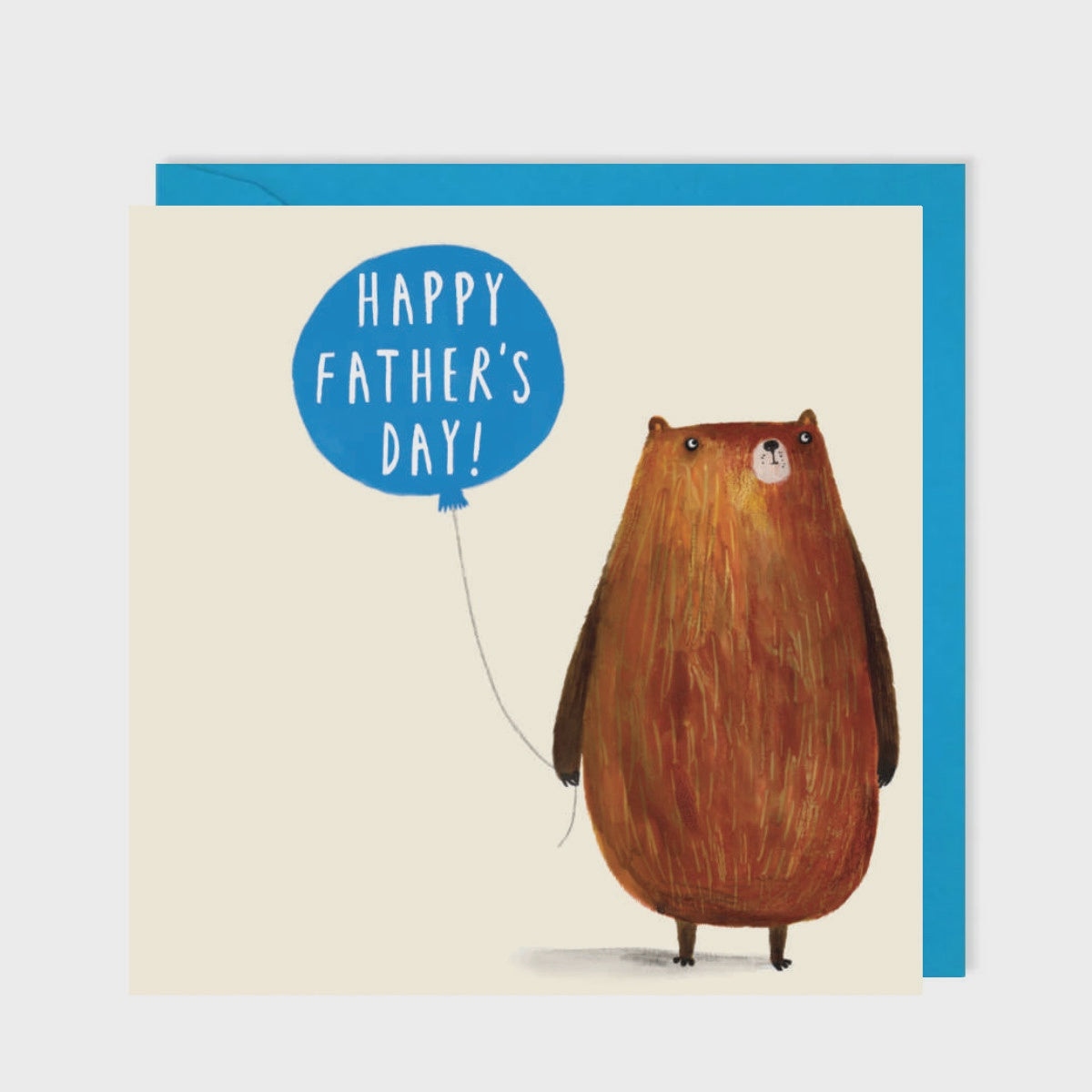 Father's Day Bear Balloon Card