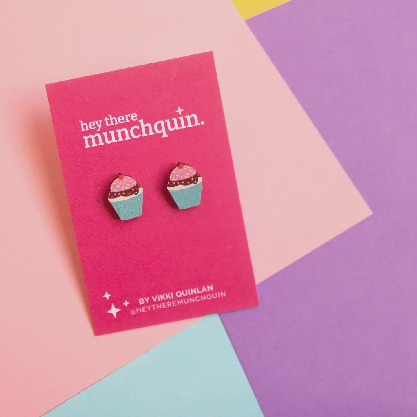 Cupcake Stud Earrings
