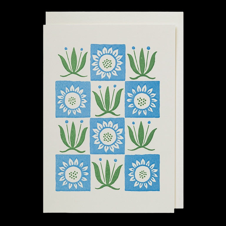 Floral Square Mini Card
