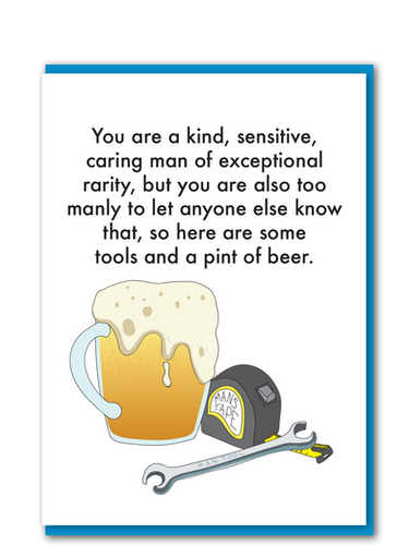 Sensitive Man Card | Pretty Shiny Shop