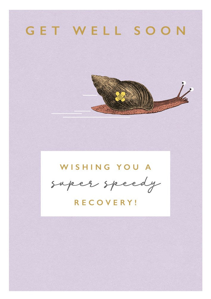 Snail Speedy Recovery Card