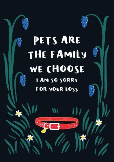 Pet Loss Card - Pretty Shiny Shop