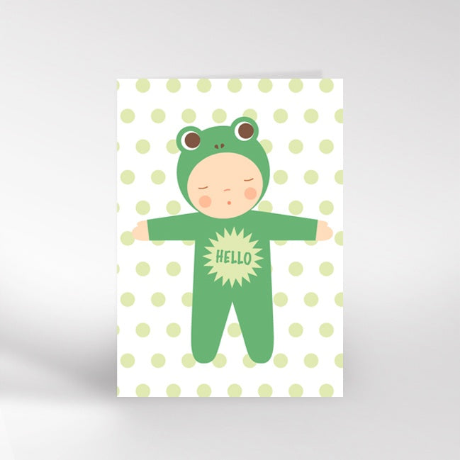 Frog Baby Card