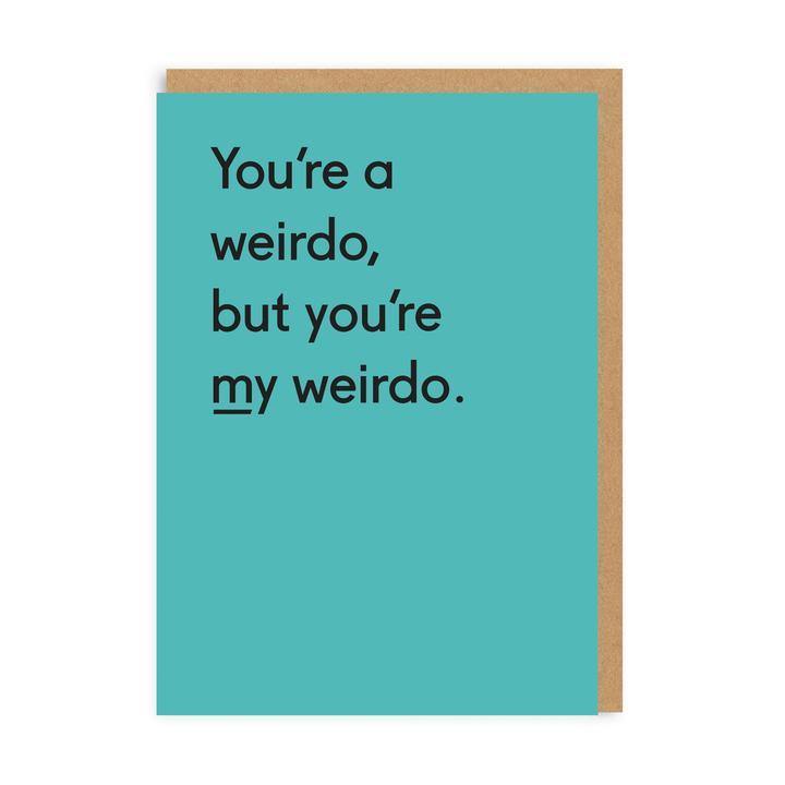 Your MY Weirdo Card - Pretty Shiny Shop