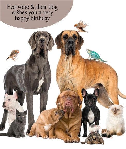Everyone and Their Dog Card - Pretty Shiny Shop