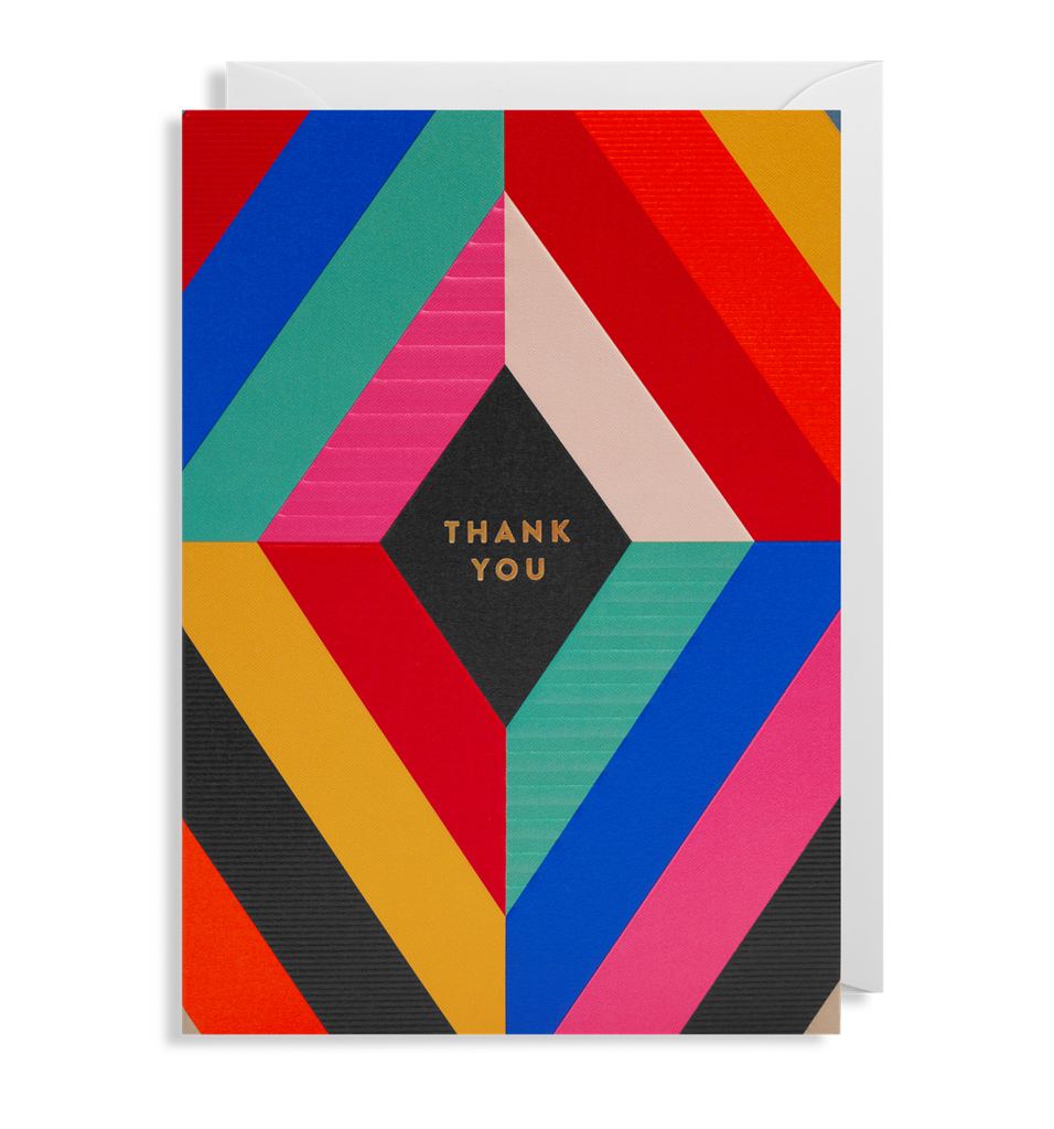 Thank You Brightly Card - Pretty Shiny Shop