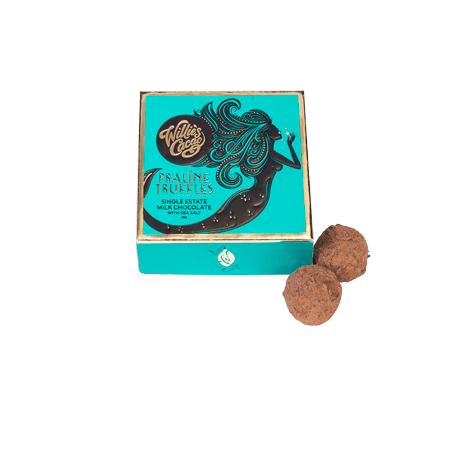 Milk Chocolate Praline Truffles With Sea Salt Taster Box - Pretty Shiny Shop