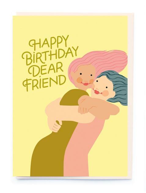 HB Hugging Friends Card - Pretty Shiny Shop