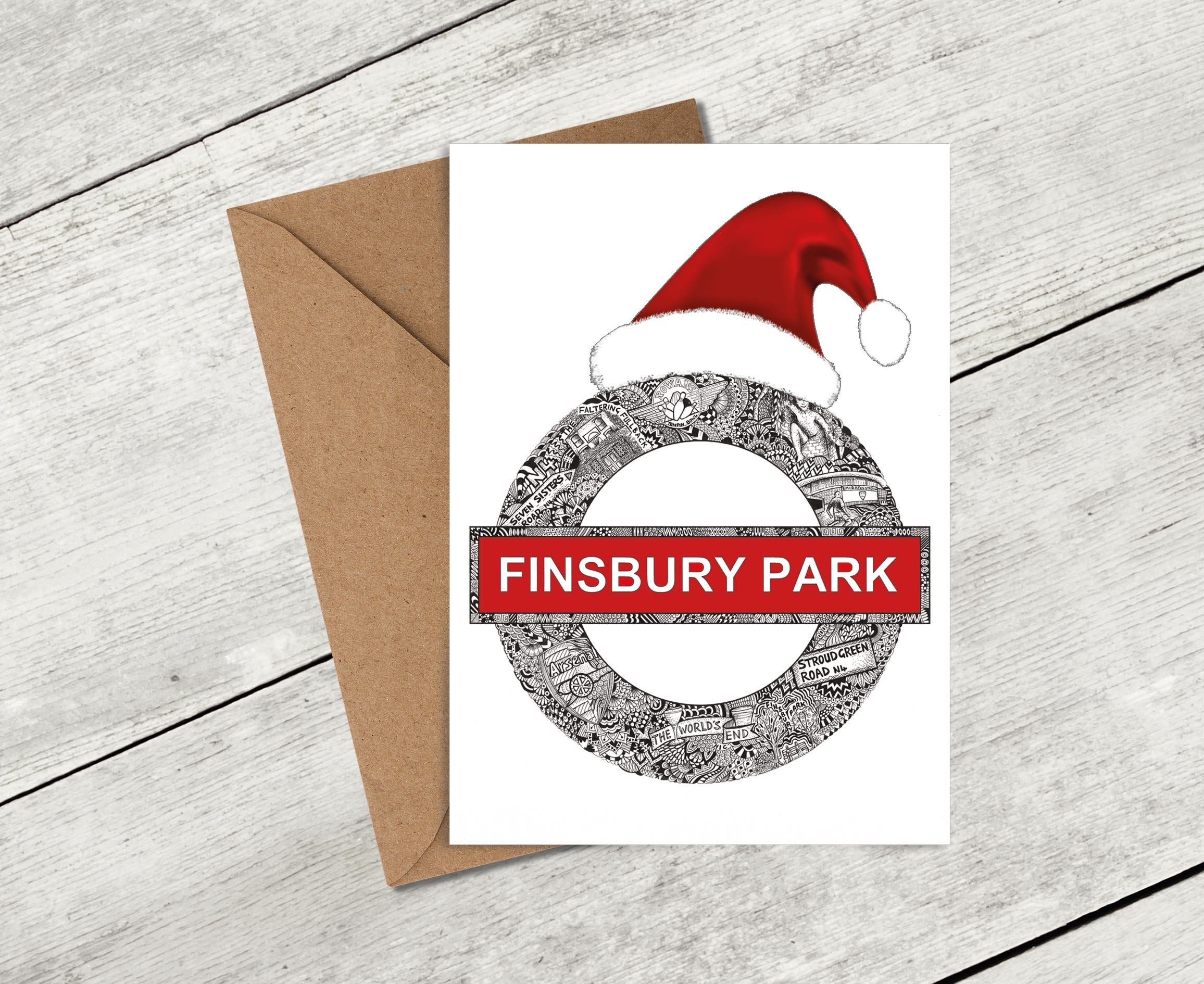 Finsbury Christmas Card - Pretty Shiny Shop