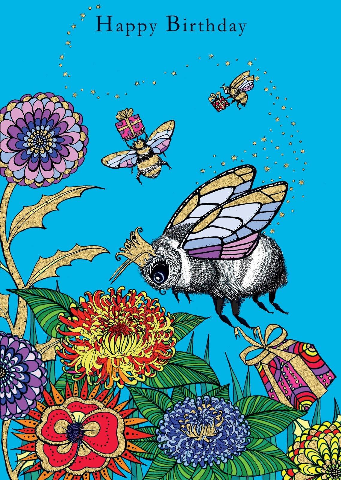 Busy Bee Party Card - Pretty Shiny Shop