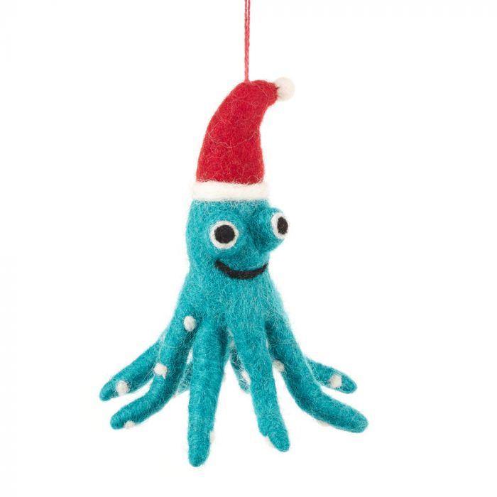 Octopus Christmas Decoration - Pretty Shiny Shop