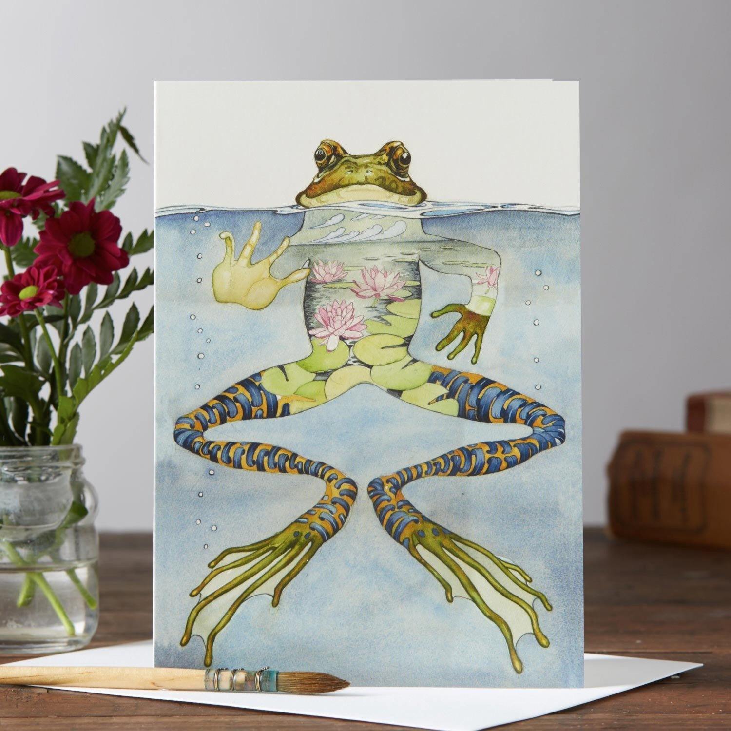 Frog Card - Pretty Shiny Shop