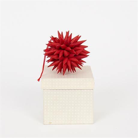 Kotte Paper Spike Ornament - Red - Pretty Shiny Shop