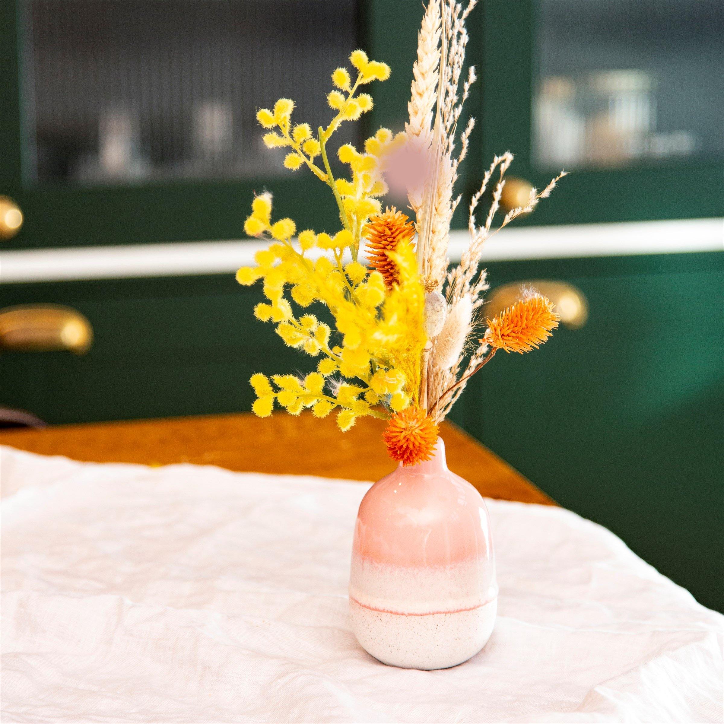Mojave Glaze Vase - Pink - Pretty Shiny Shop