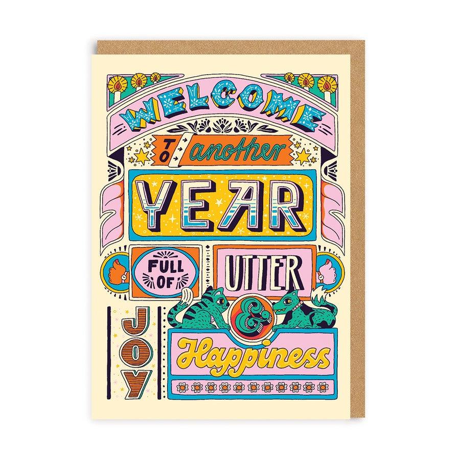 Welcome to Another Year Card - Pretty Shiny Shop
