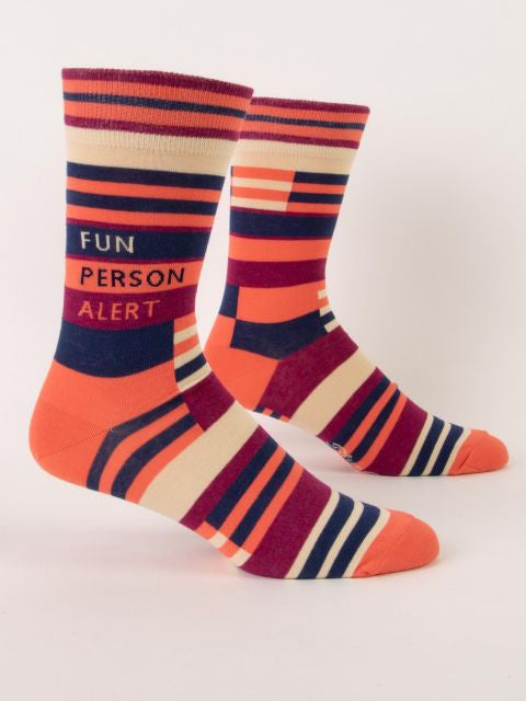 Fun Person Alert Socks - Men