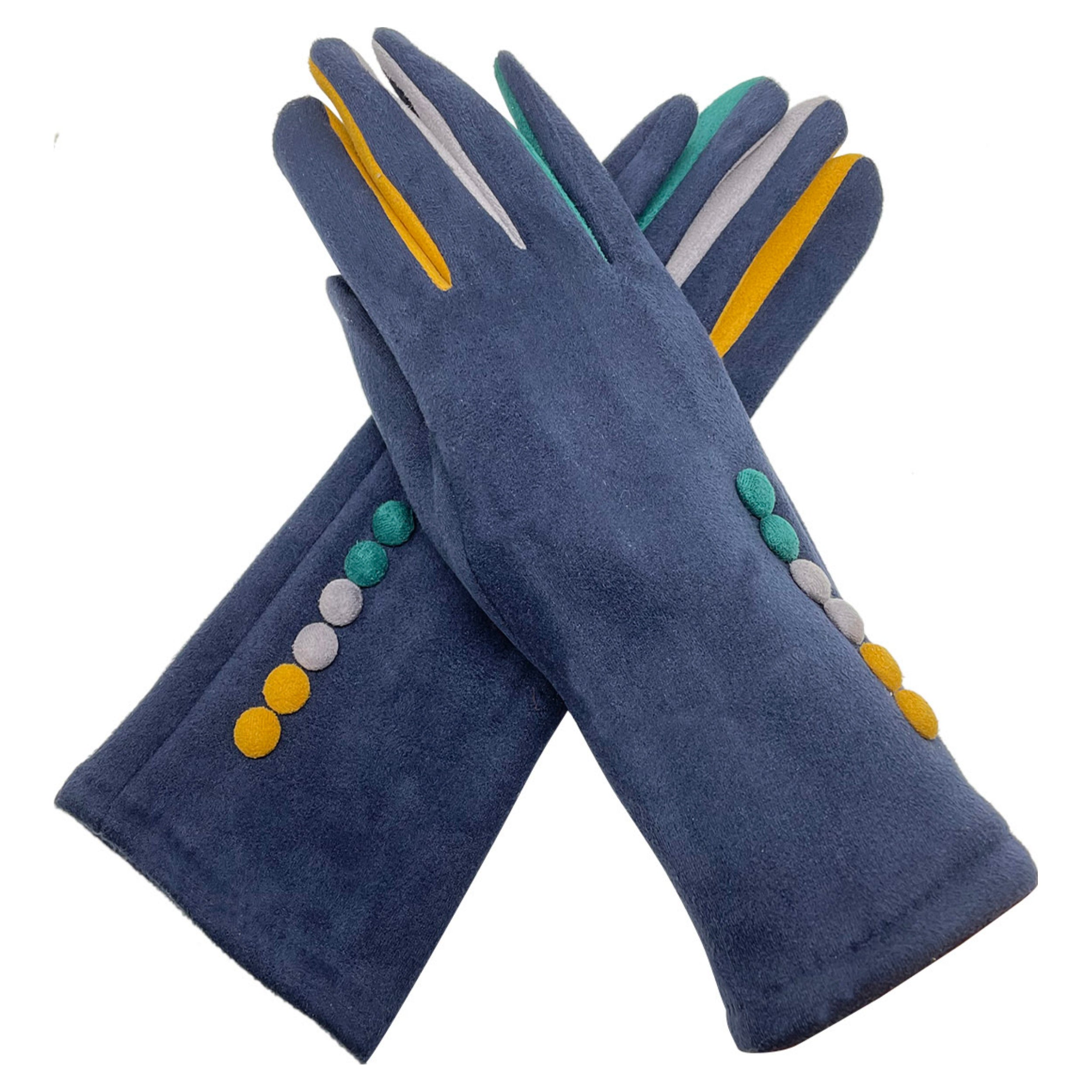 Charlotte Gloves - Navy