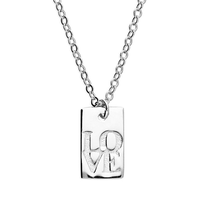 Love Squared Necklace - Silver