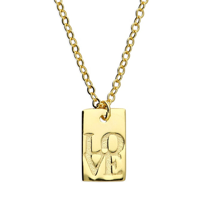 Love Squared Necklace - Gold