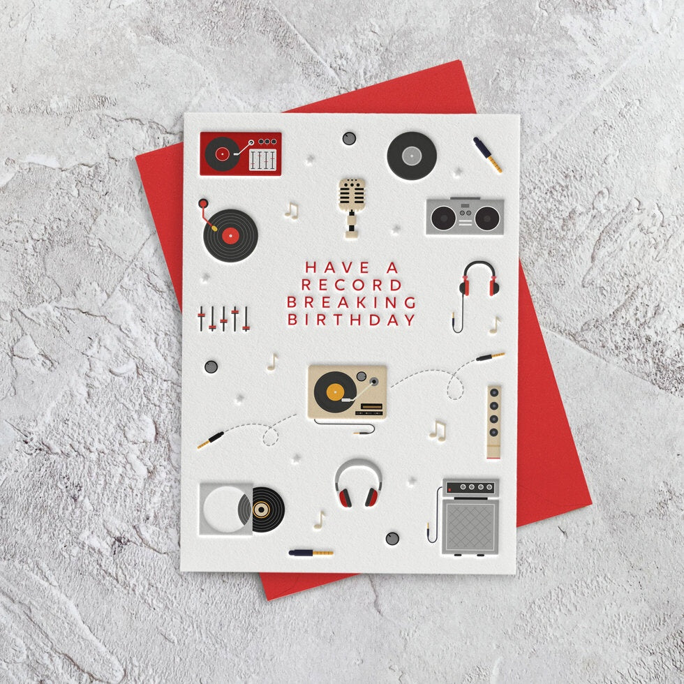 Vinyl Records Card