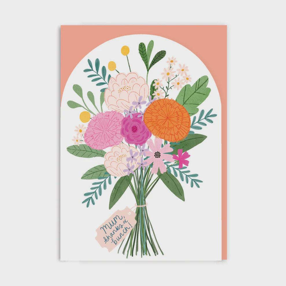 Mum Bouquet Card - Pretty Shiny Shop