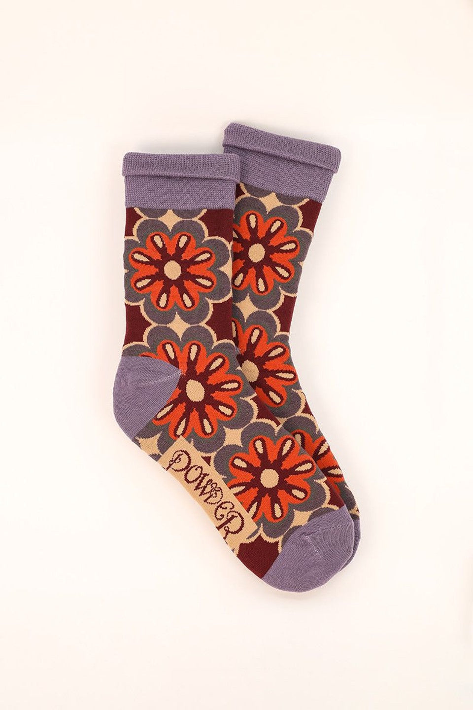 Floral Mosaic Socks - Large