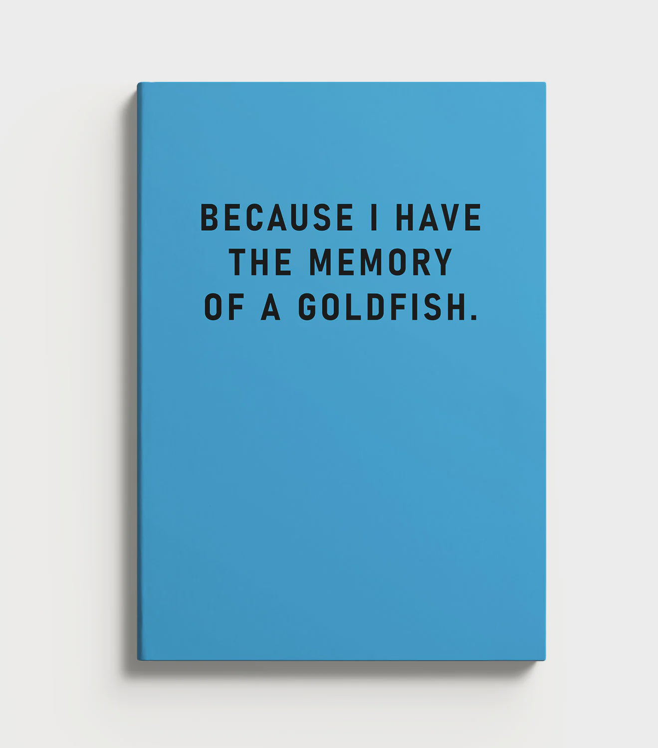 Memory Of A Goldfish Notebook