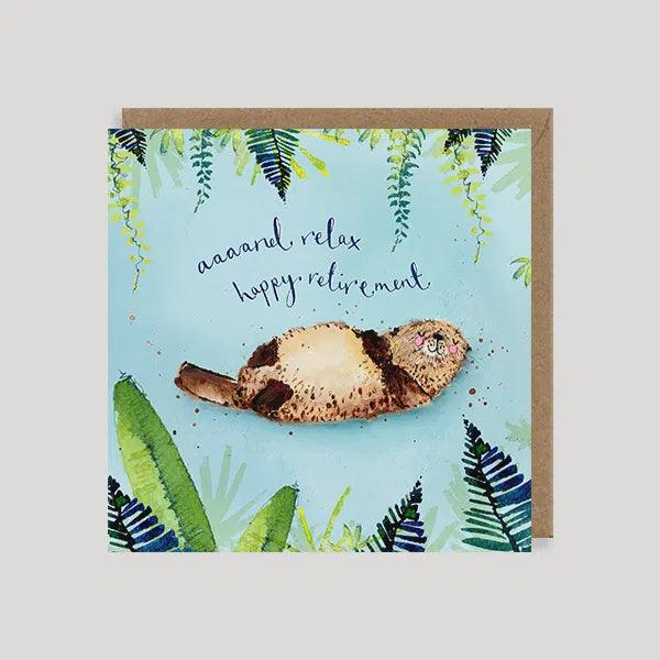 Otter Retirement Card - Pretty Shiny Shop