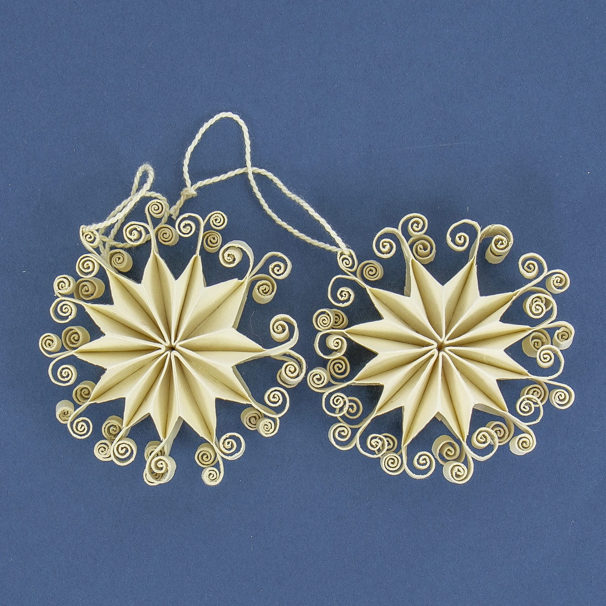 Whirling Star Ornaments - Beige