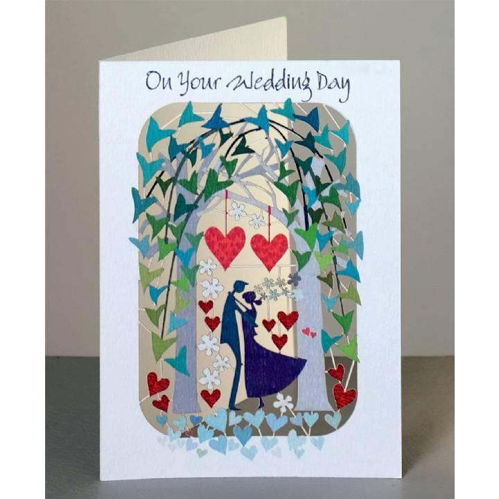 Your Wedding Day Arch Laser Cut Card - Pretty Shiny Shop