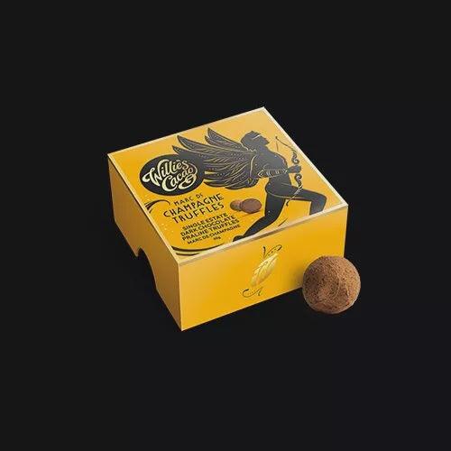 Dark Chocolate Champagne Truffles - Taster Box - Pretty Shiny Shop
