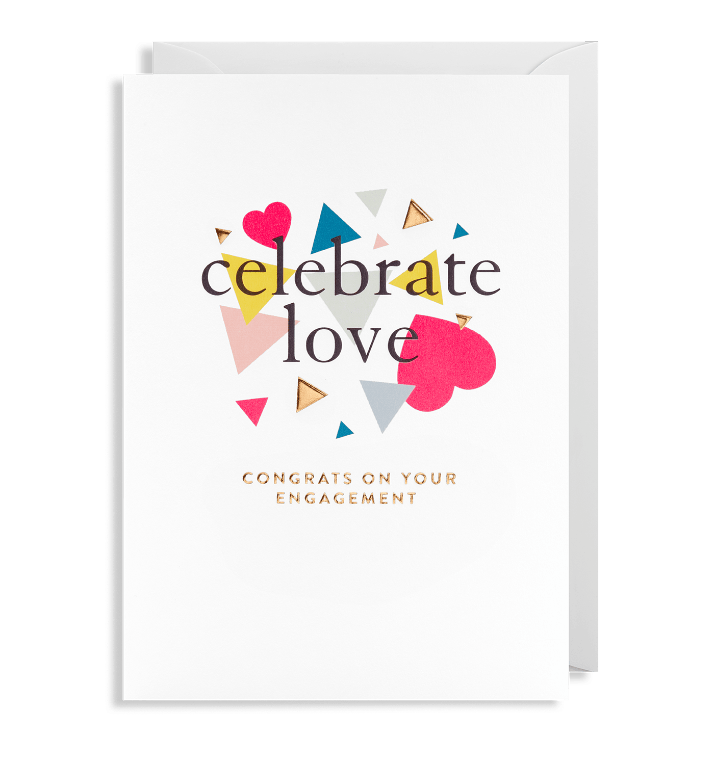 Celebrate Love Engagement Card - Pretty Shiny Shop
